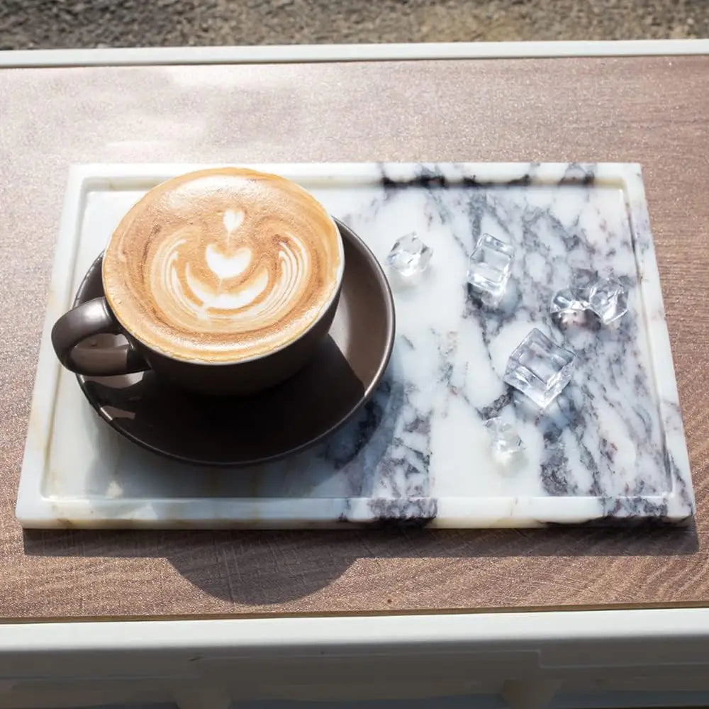 Luxury Marble Vanity Tray for Bathroom Decor