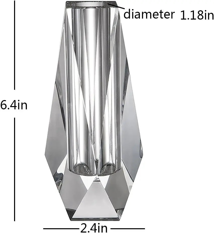 Crystal Flower Bud Vase