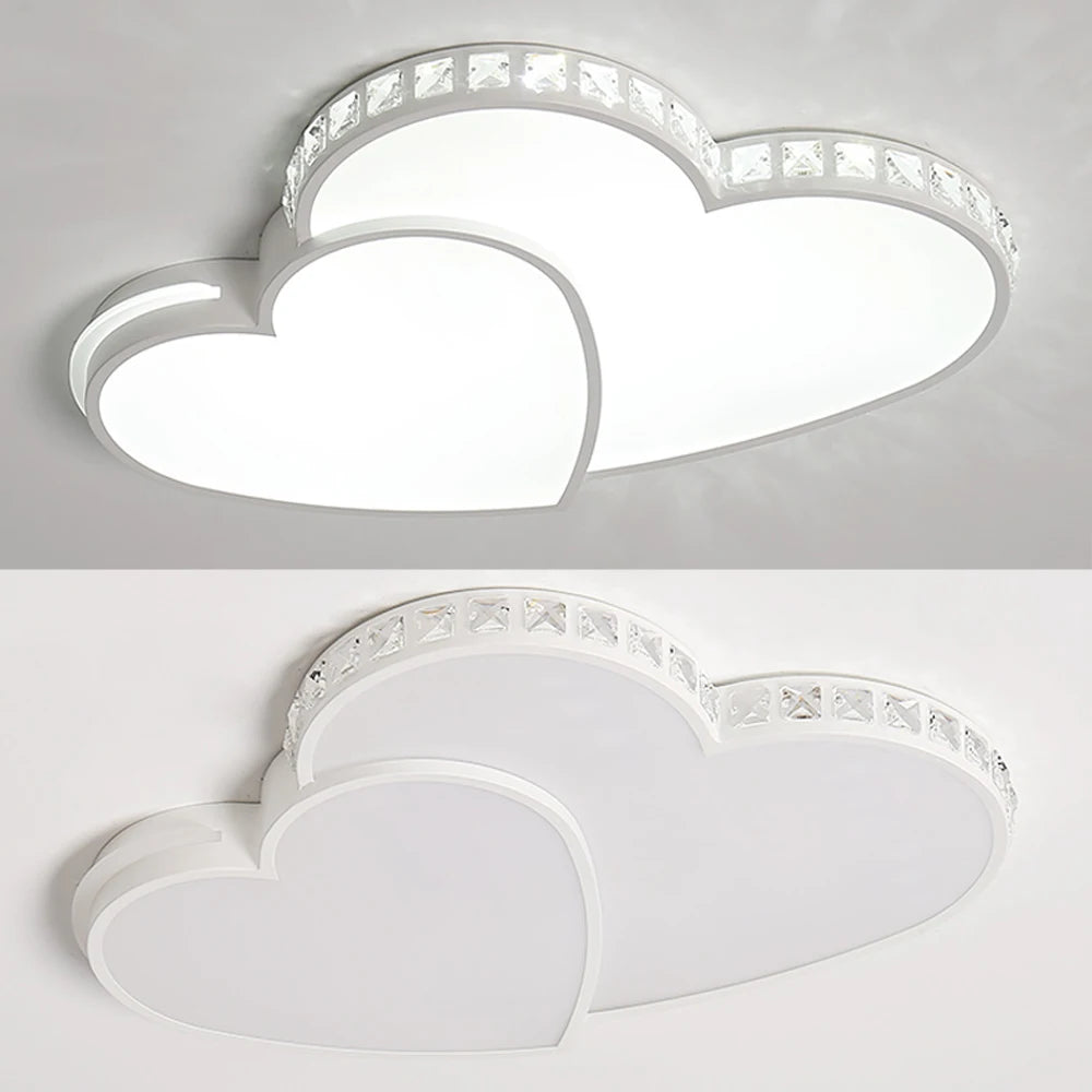 Modern Heart Shaped LED Ceiling Light