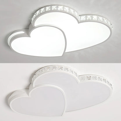 Modern Heart Shaped LED Ceiling Light