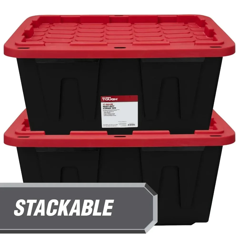 27 Gallon Heavy Duty Storage Bin with Snap Lid