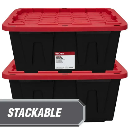 27 Gallon Heavy Duty Storage Bin with Snap Lid