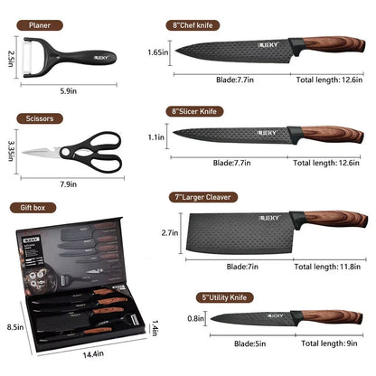 Prestige Stainless Steel Professional Kitchen Knife Set