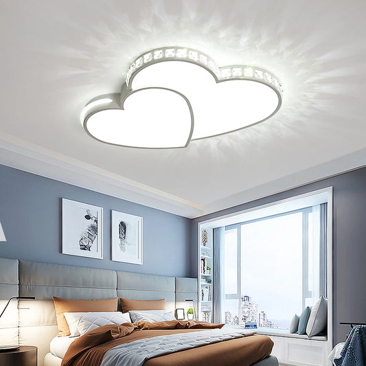 Modern Heart Shaped LED Ceiling Light