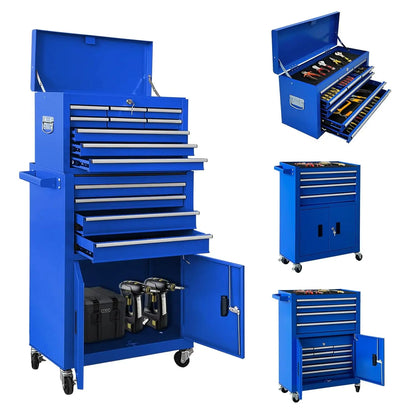 13-Drawer Rolling Garage Tool Chest Cabinet