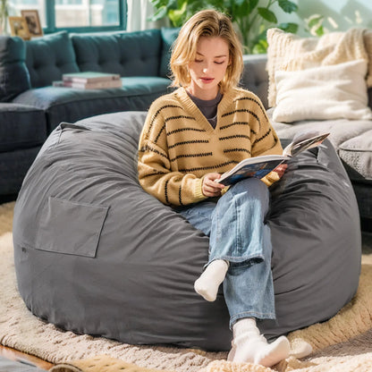 Oversized Bean Bag Chair for Gaming and Relaxing