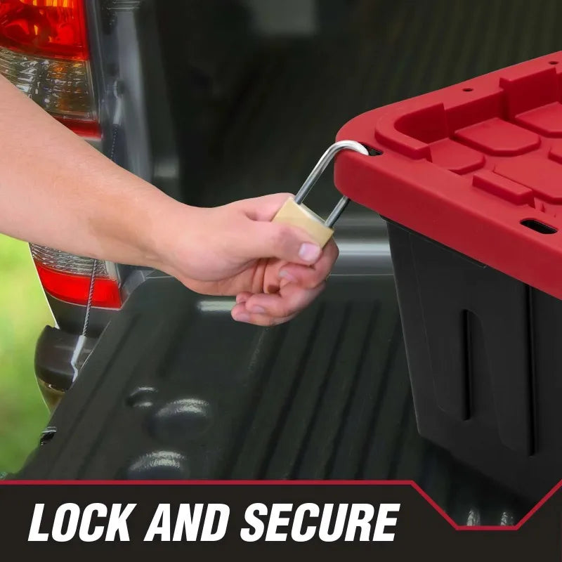 27 Gallon Heavy Duty Storage Bin with Snap Lid