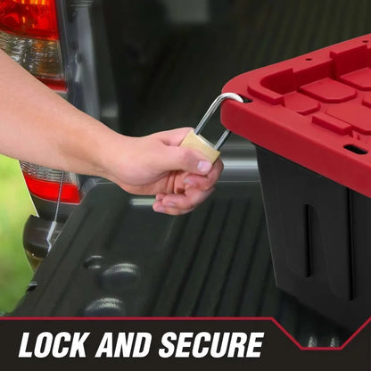 27 Gallon Heavy Duty Storage Bin with Snap Lid