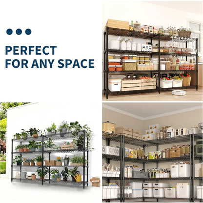 Heavy Duty Adjustable 5-Tier Garage Storage Shelving