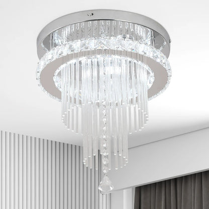 Luxury Crystal Waterfall Pendant Ceiling Chandelier