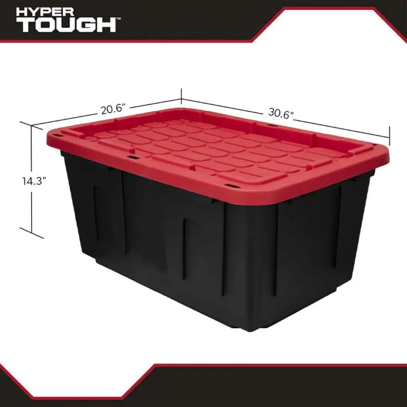 27 Gallon Heavy Duty Storage Bin with Snap Lid