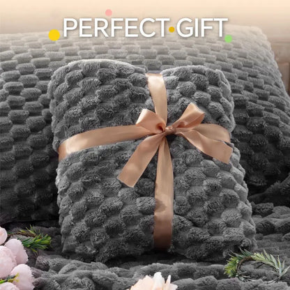 Fluffy Queen Comforter Set Soft Luxury Bedding