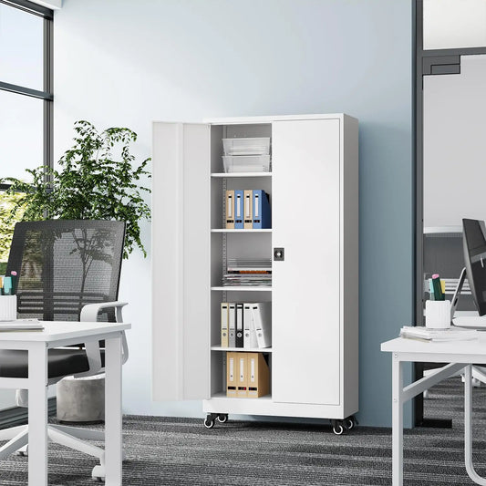 Heavy Duty Rolling Garage Cabinet with Lock