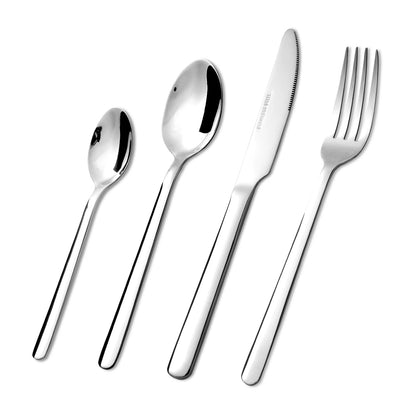 24-Piece Stainless Steel Flatware Set for Six